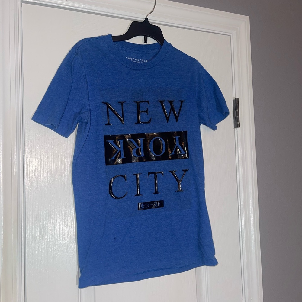 Aeropostale Blue Graphic T-Shirt